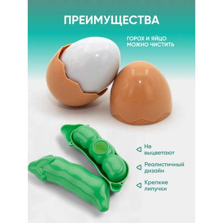 Игровой набор TrendToys тележки и корзинки, продукты