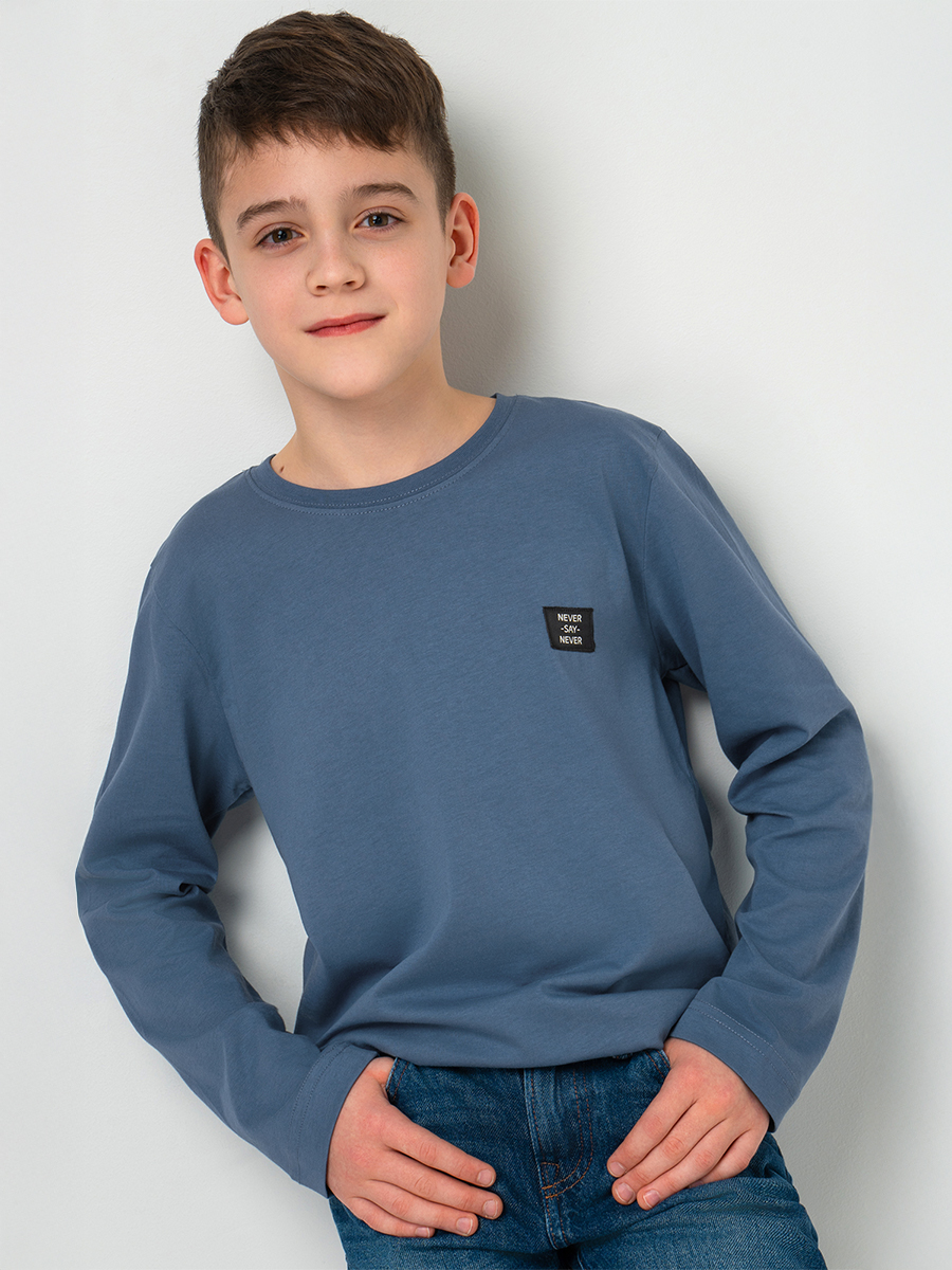 Лонгслив BONITO KIDS SS6096джинсовый - фото 8
