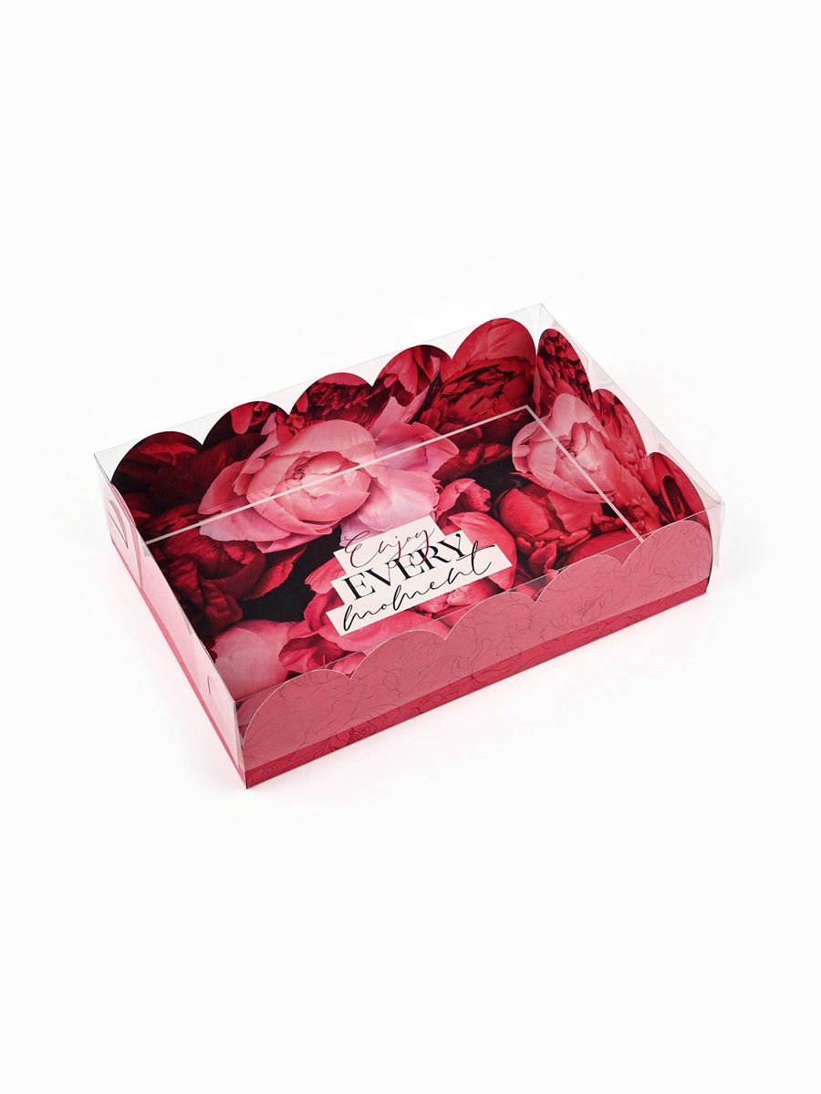 Коробка подарочная Дарите Счастье с PVC-крышкой Enjoy every moment - фото 3