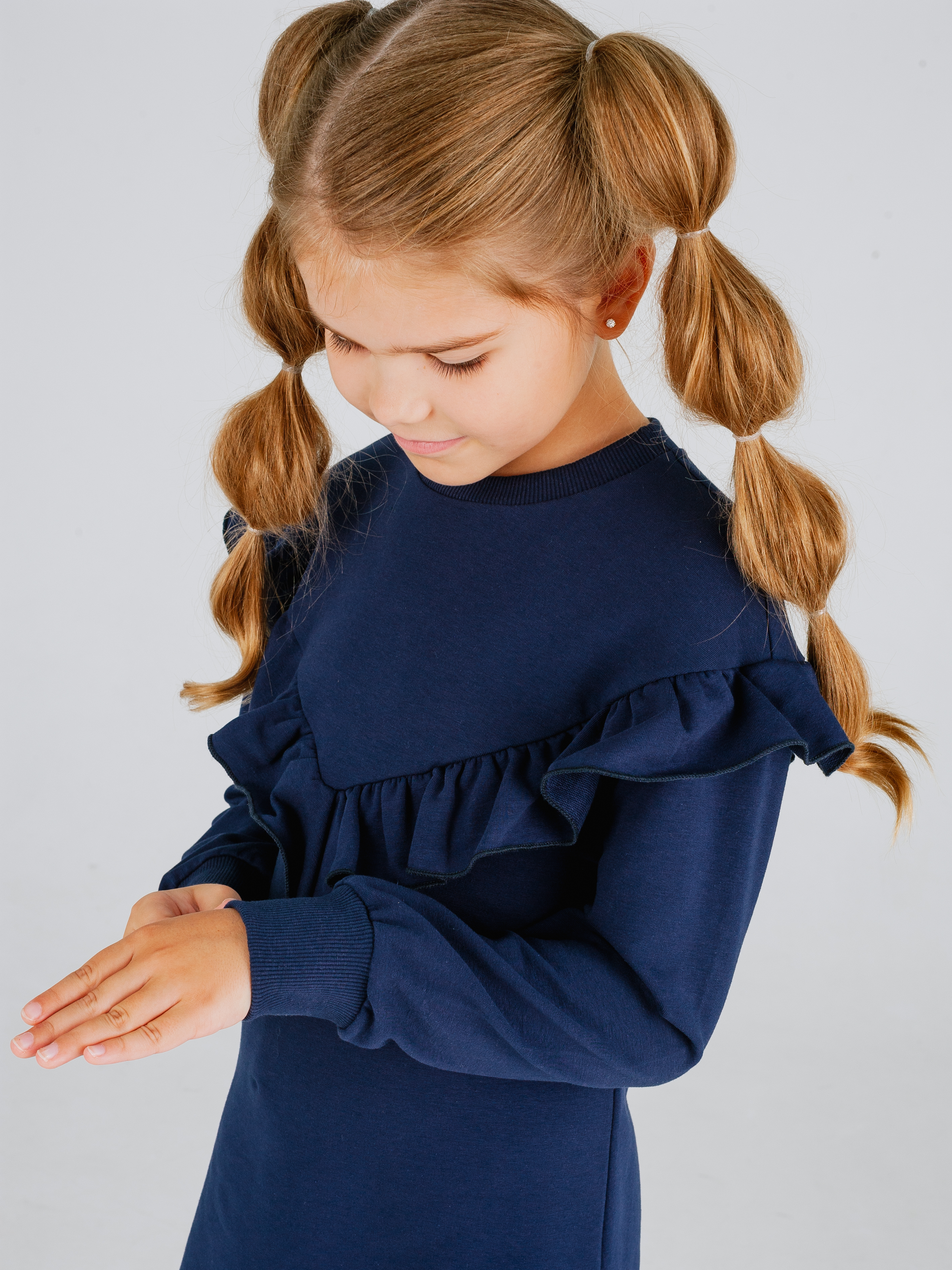 Платье MiloTa ПФ03/темно-синий - фото 8