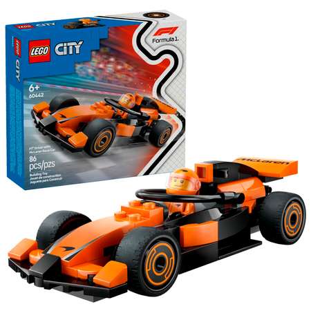 Конструктор LEGO City Гонщик и McLaren 86 дет.