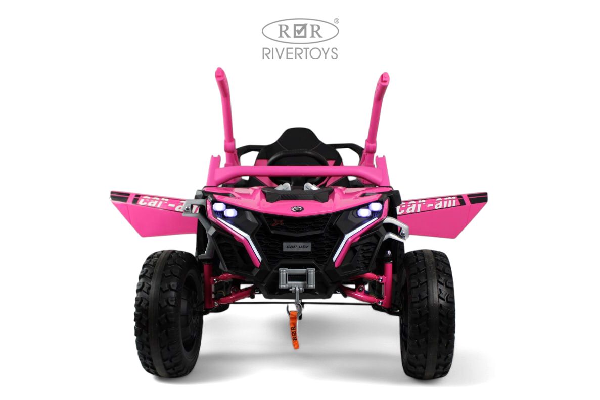 Электромобиль RIVERTOYS Z707ZZ-PINK С пультом ДУ - фото 3