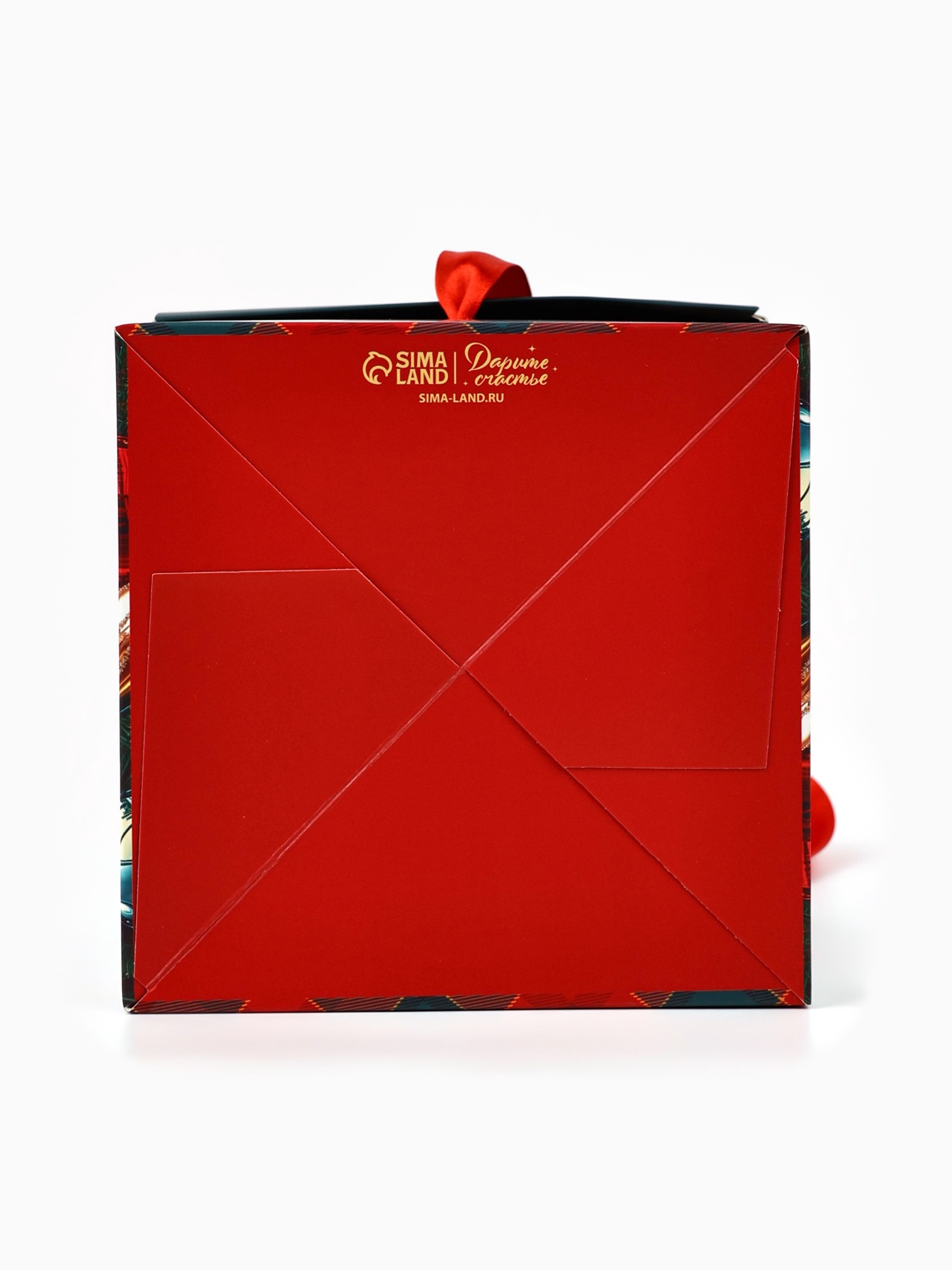 Коробка складная Дарите Счастье "Фотографичные шары", 15 х 15 х 15 см - фото 5