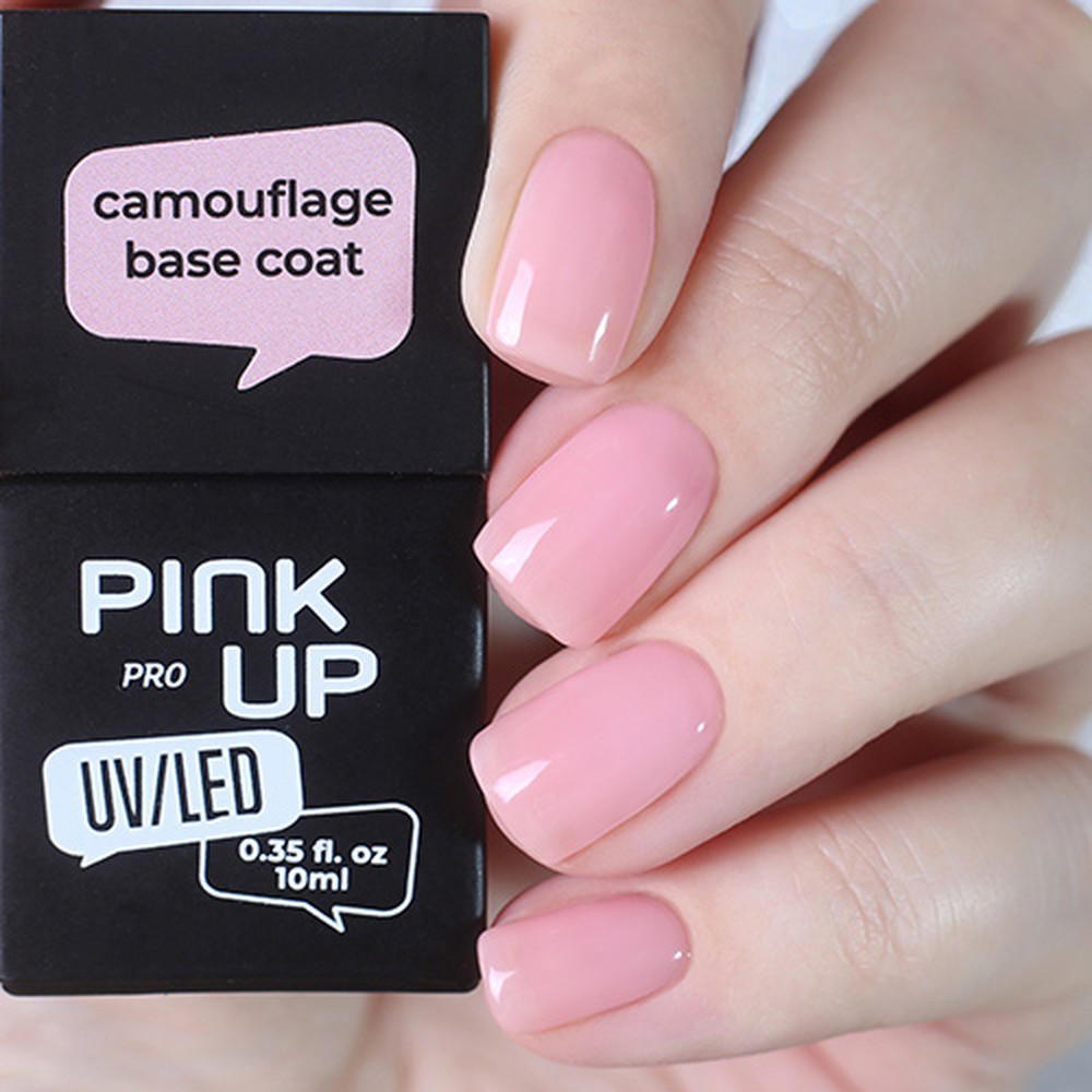 Камуфлирующая база Pink Up camouflage base coat тон 01 10 мл - фото 2