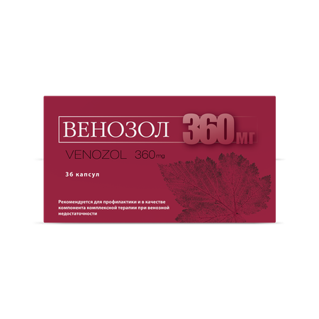 БАД Венозол 360мг капсулы 36шт