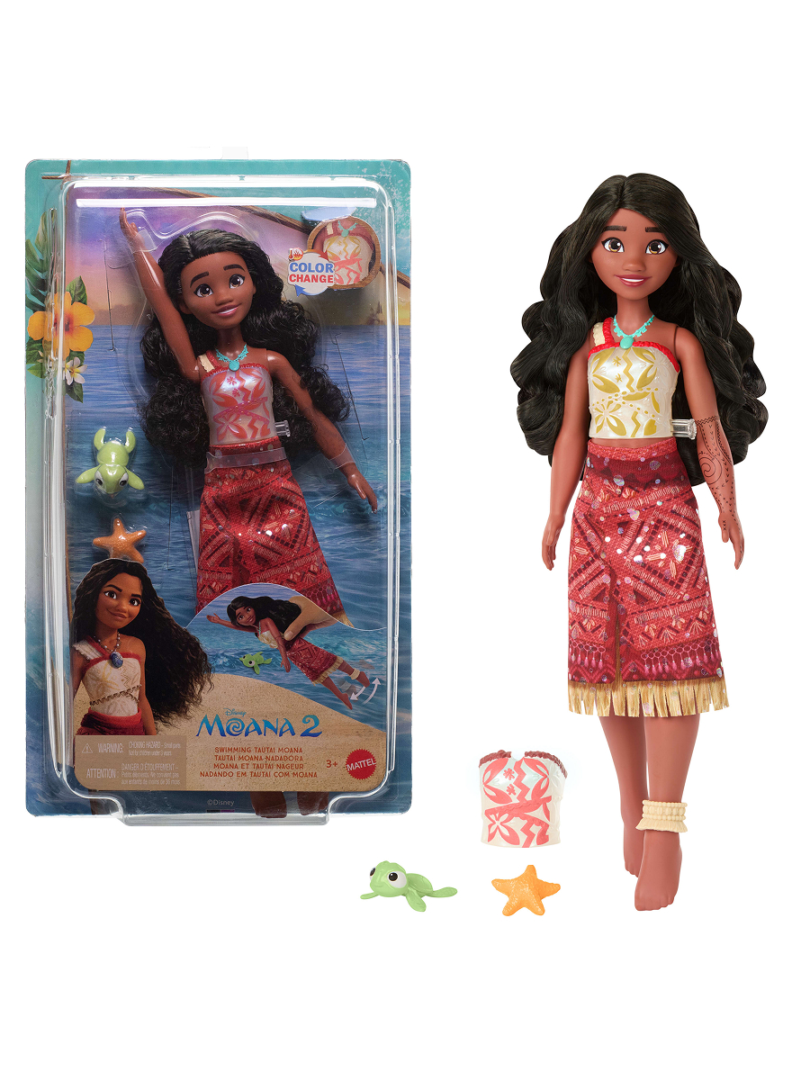 Кукла модельная Arnetta Mattel Disney Моана плавунья Дисней высота 27,5 см JFF08 - фото 5
