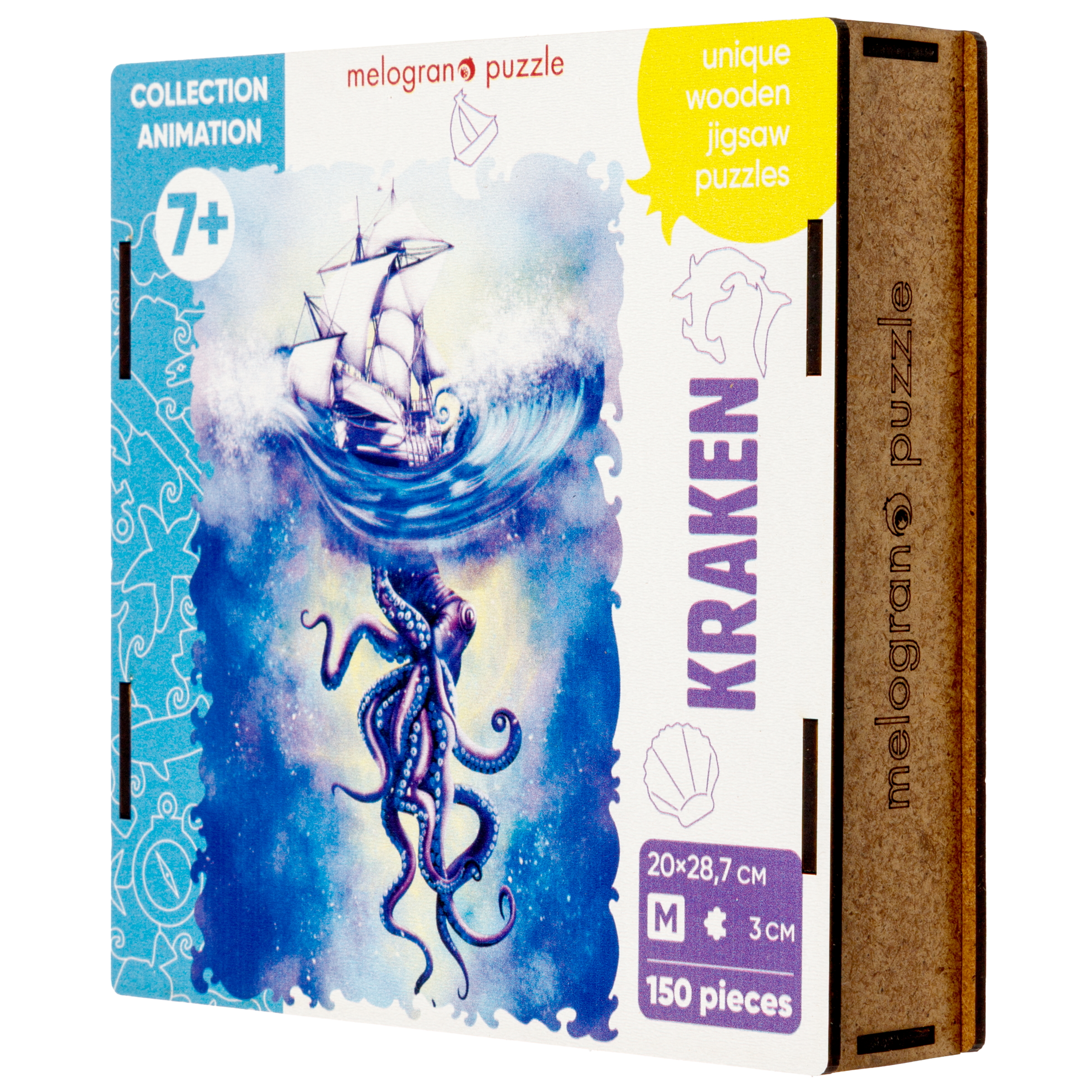 Пазл Melograno puzzle деревянный - фото 5