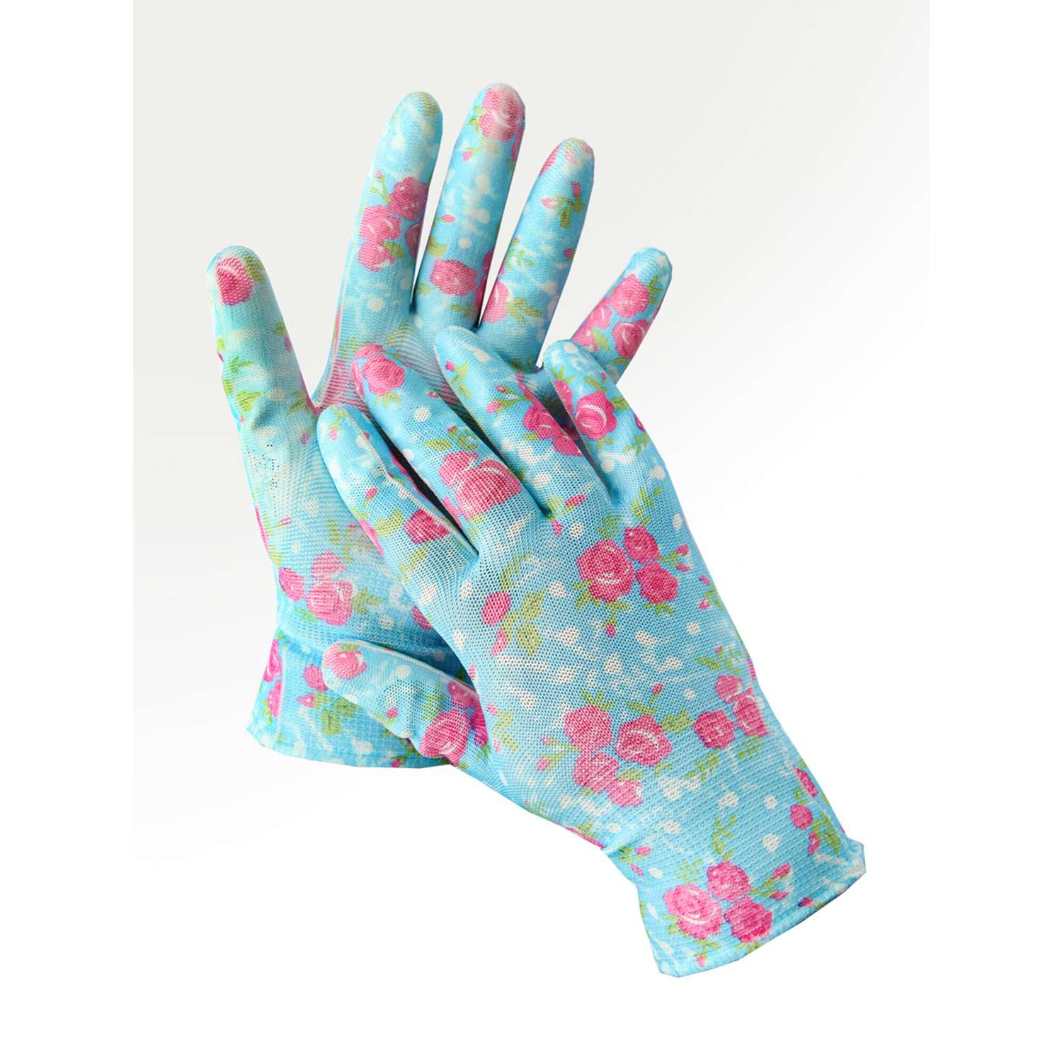 Перчатки нейлоновые . Садовые с полиуретановым покрытием - фото 3