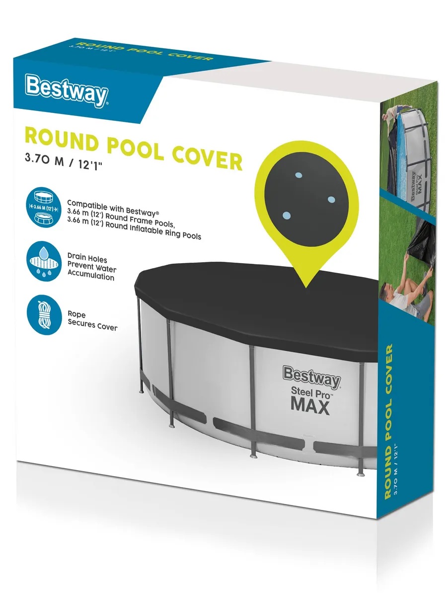 Тент для бассейна BESTWAY диаметр 366 см - фото 11