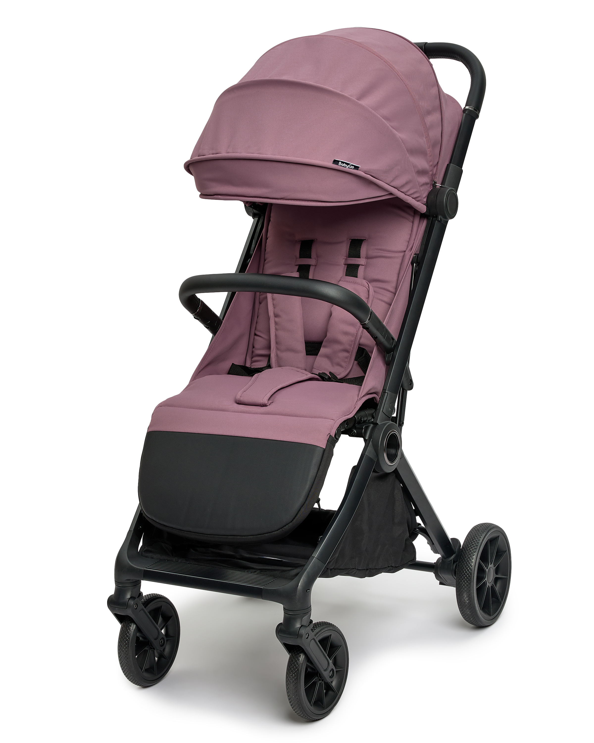 Коляска прогулочная BabyGo Mira New розовый - фото 11