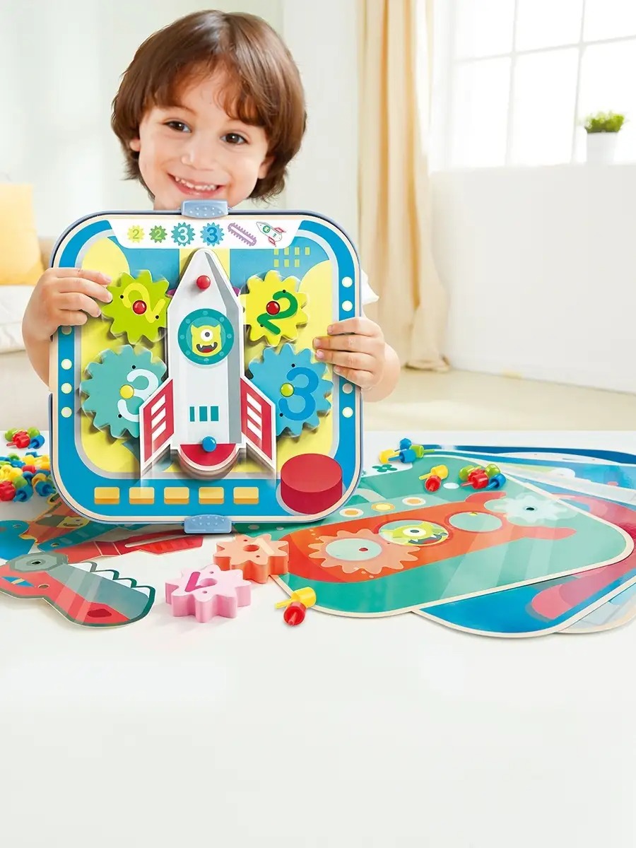 Конструктор Hape Заводные шестеренки - фото 1