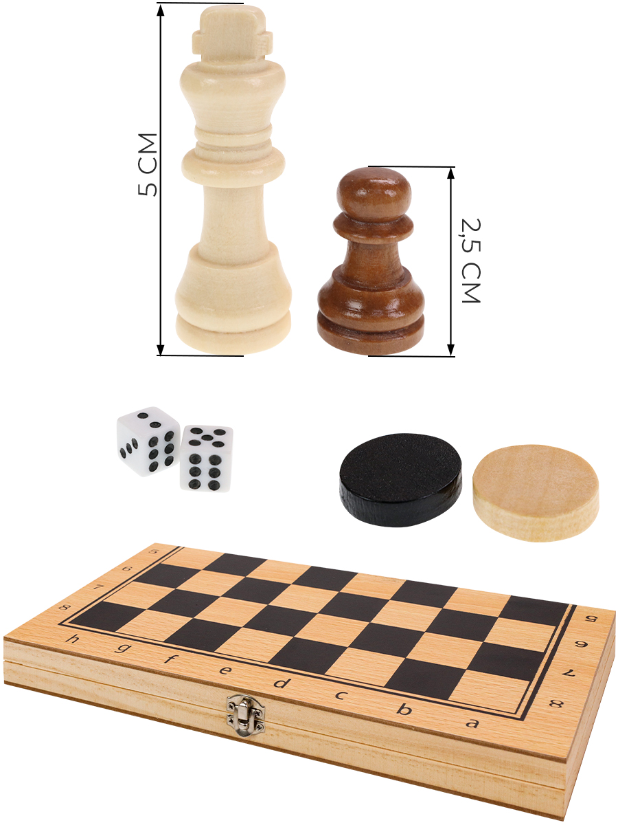 Настольная игра Рыжий кот Шашки Шахматы - фото 2