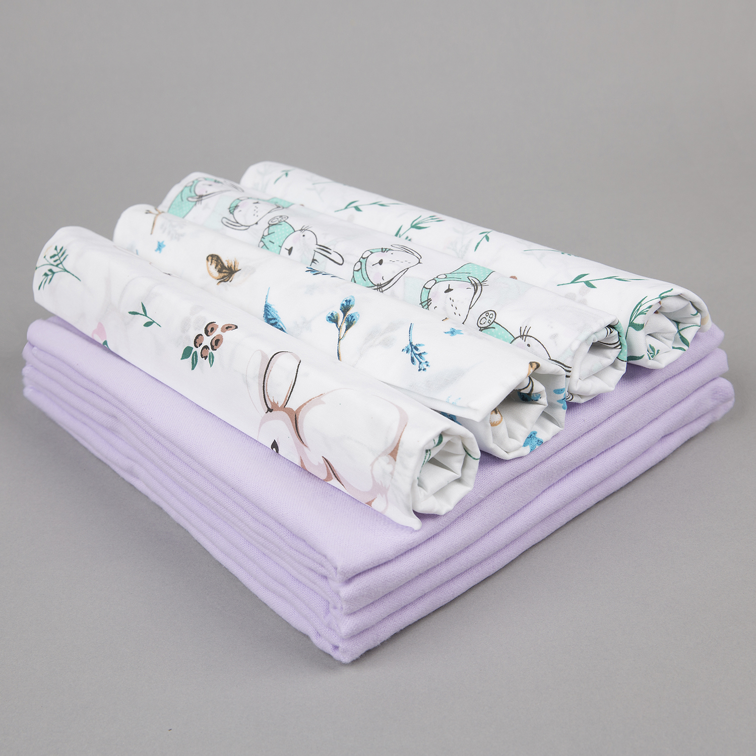 Пелёнка Чудо-Чадо В роддом фланель 75х120 см 4 шт. - фото 7