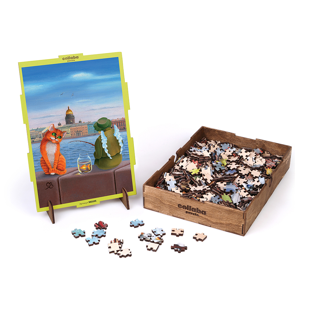 Пазл Collaba puzzle деревянный - фото 8