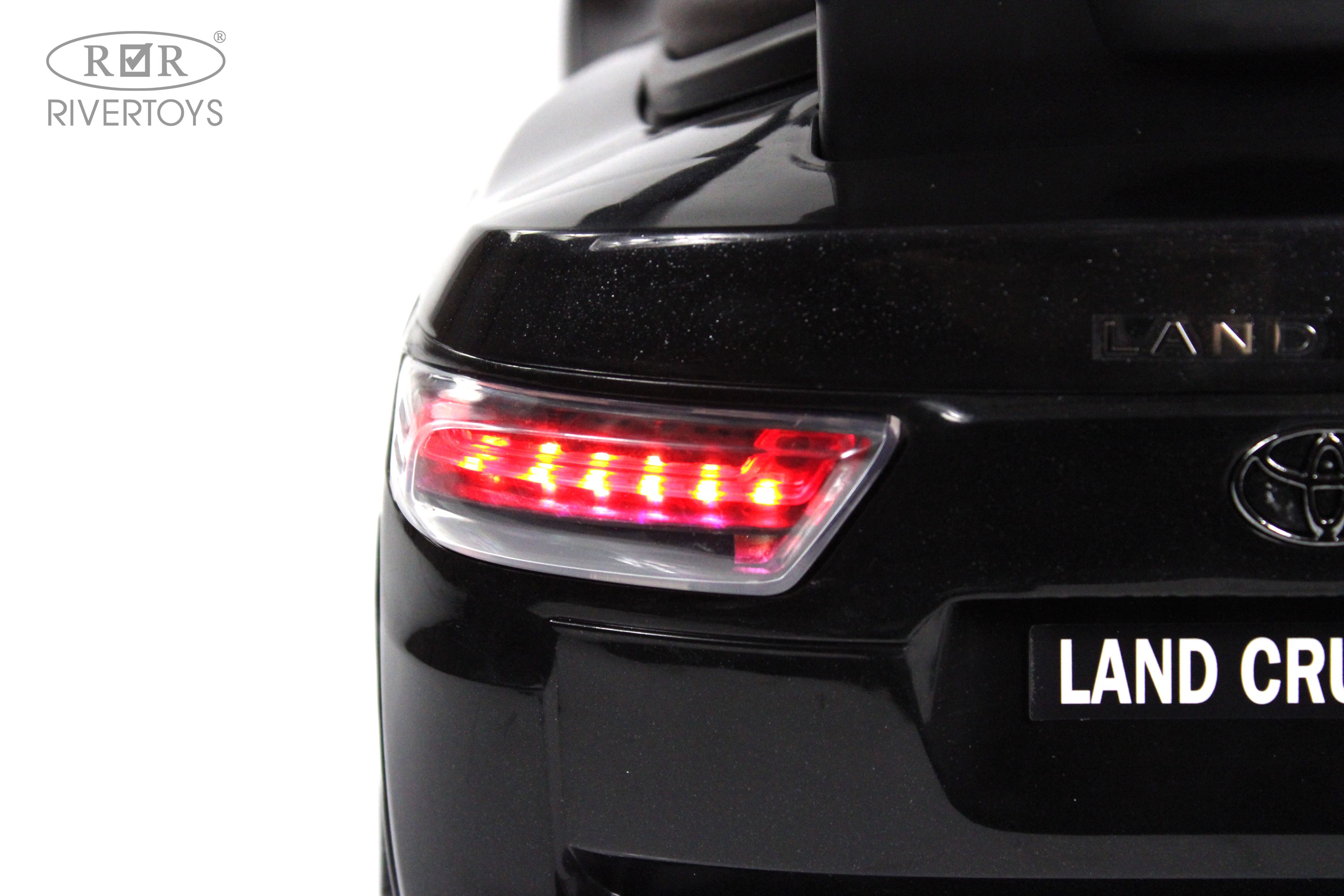 Электромобиль RIVERTOYS Toyota Z002ZZ-A-BLACK С пультом ДУ - фото 8