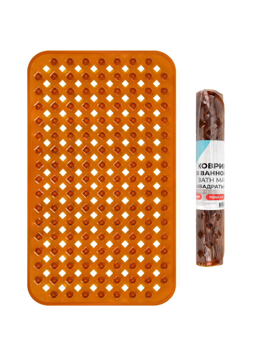 Коврик для ванной PRIMILA Квадраты 40 x 70 см - фото 2
