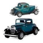 Автомобиль KINSMART Ford Window Coupe 1932 г зеленая 1:34