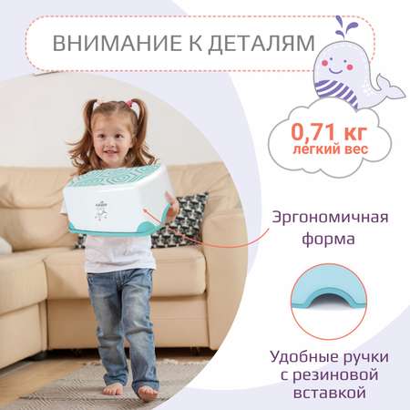 Стульчик-подставка KidWick Черепаха голубой