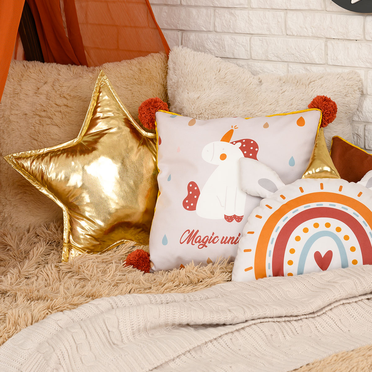 Подушка декоративная N Family Звезда - фото 6