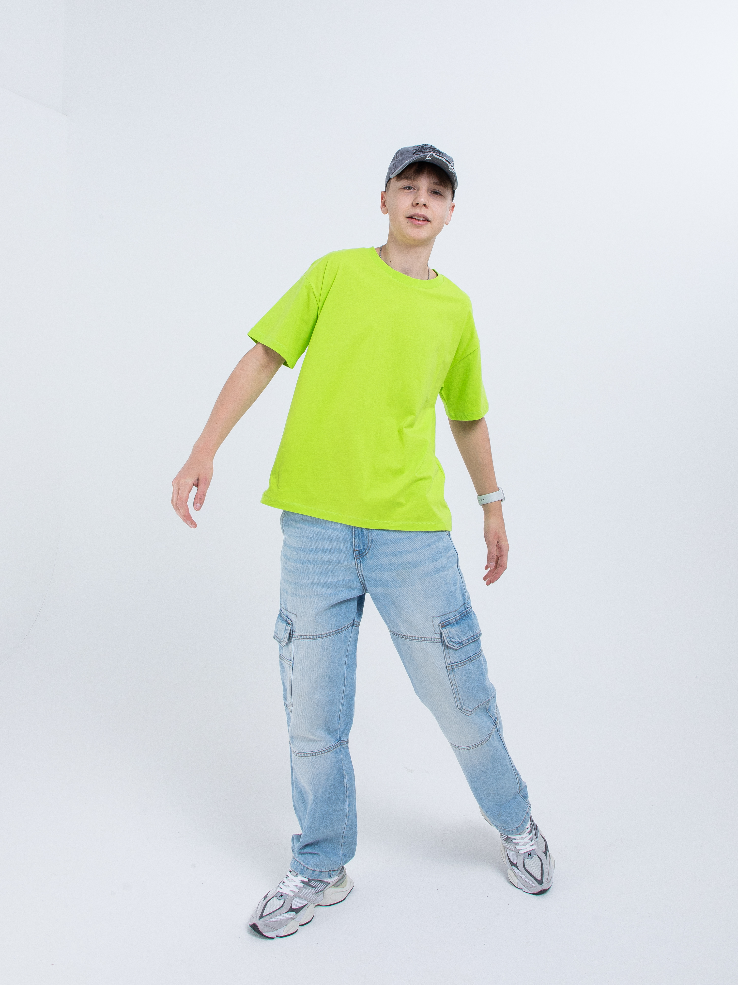 Футболка STELLA MODA 11601._салатовый - фото 9