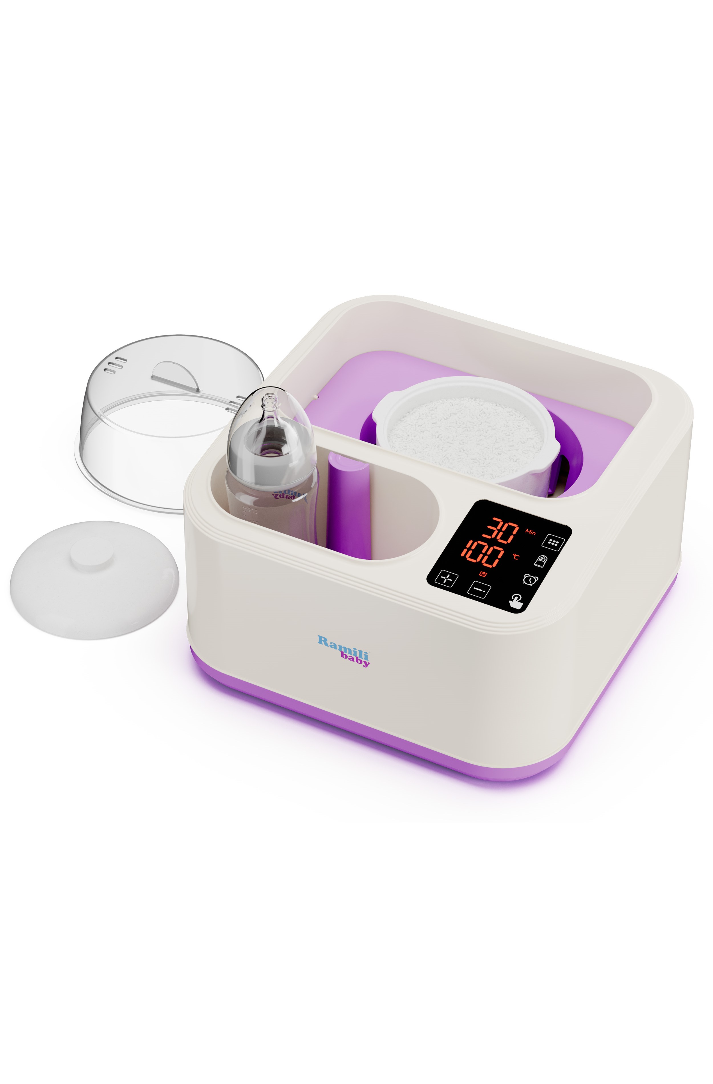 Стерилизатор-подогреватель Ramili Baby BSS300 плюс горшочек в подарок - фото 10