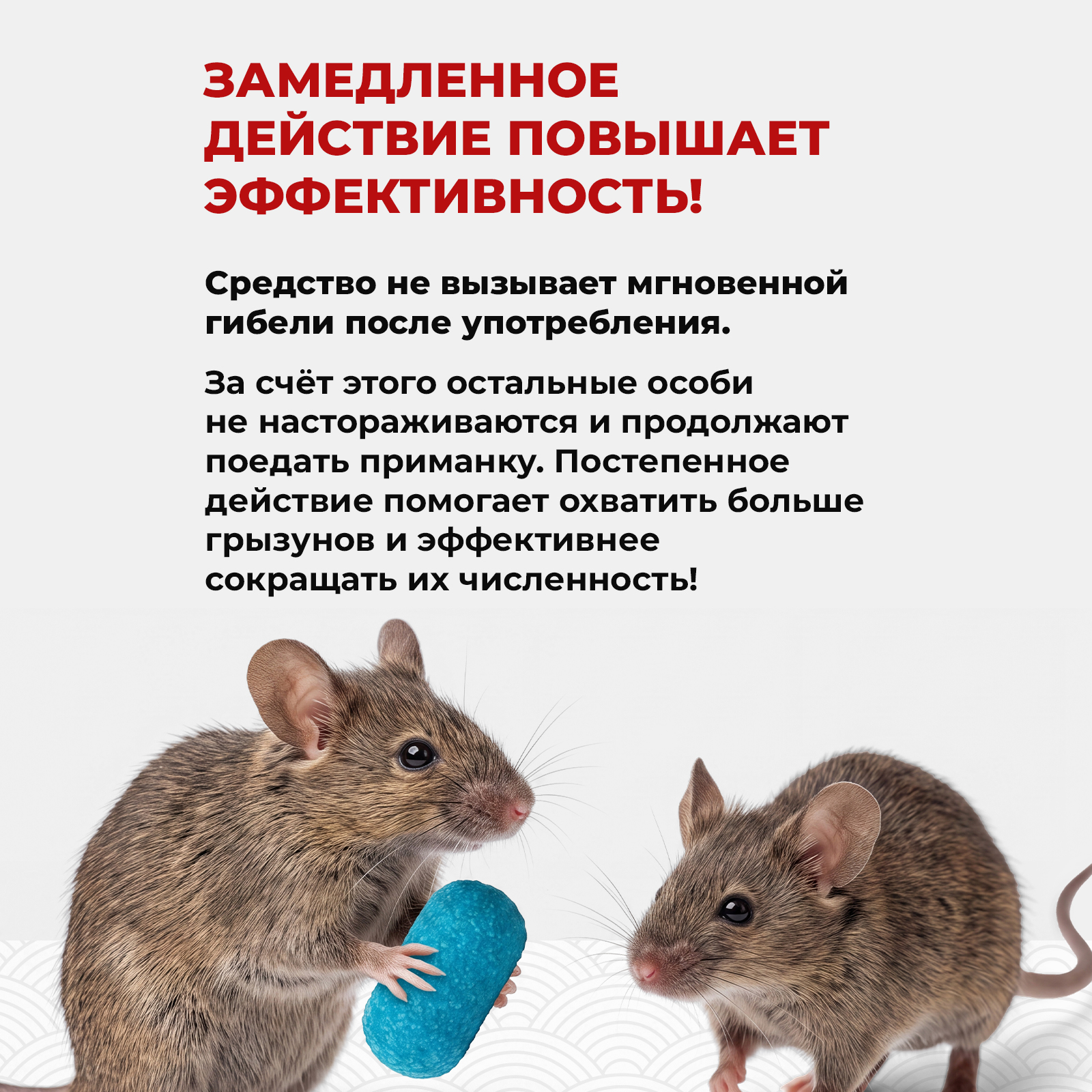 Отрава для мышей, крыс и грызунов KOYO мумифицирующая со вкусом мяса 35 брикетов - фото 5