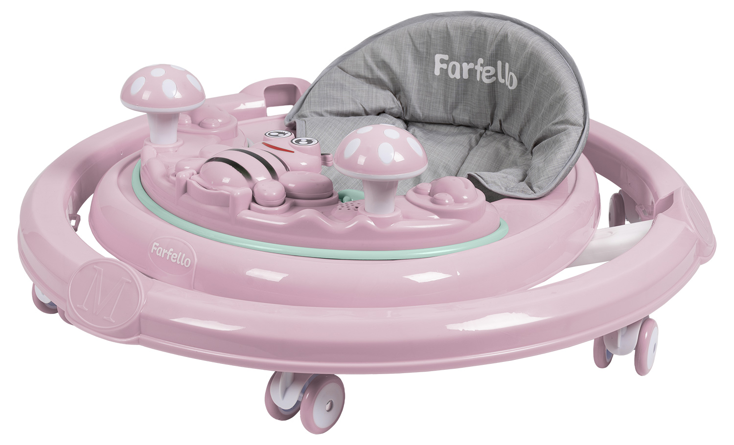 Ходунки Farfello A6 розовый - фото 8