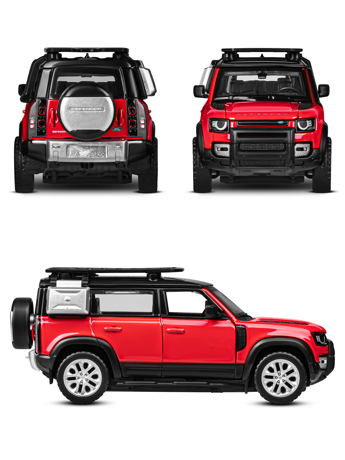 Автомобиль AUTODRIVE Land Rover Defender 110 Сборная модель 1:43 JB1251654 - фото 13