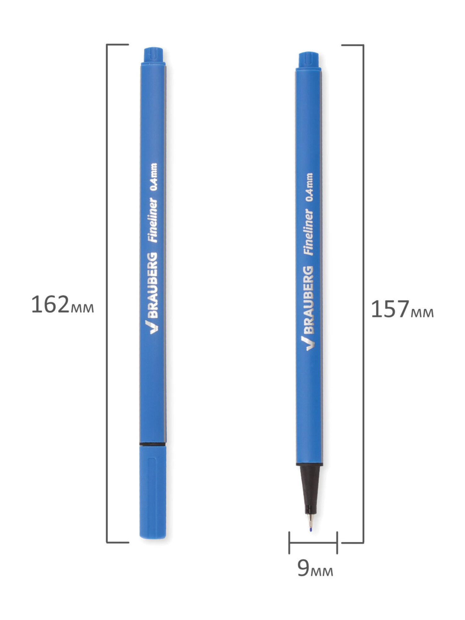 Ручка капиллярная Brauberg 12 шт. - фото 29