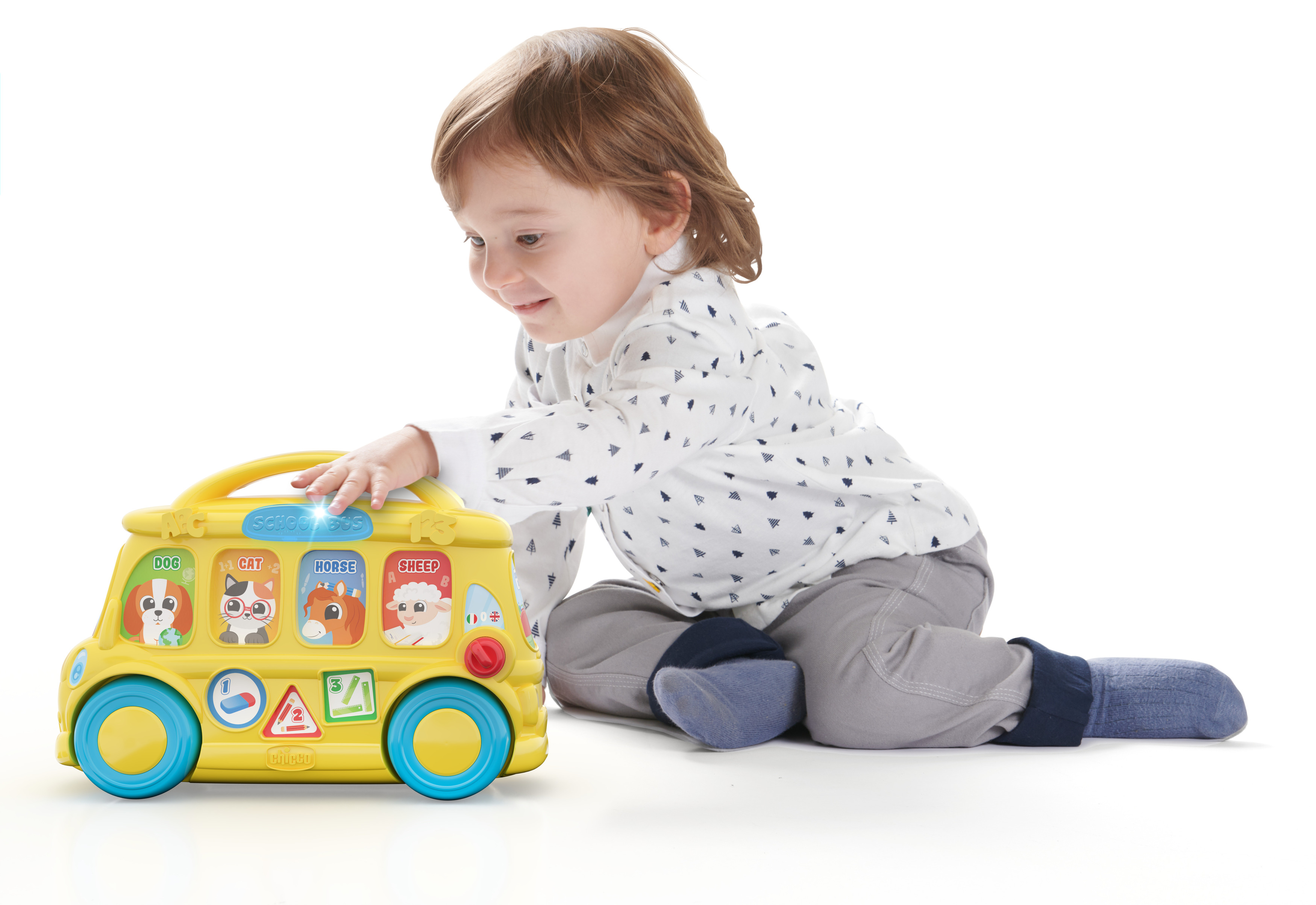 Игрушка Chicco развивающий центр Школьный автобус - фото 4