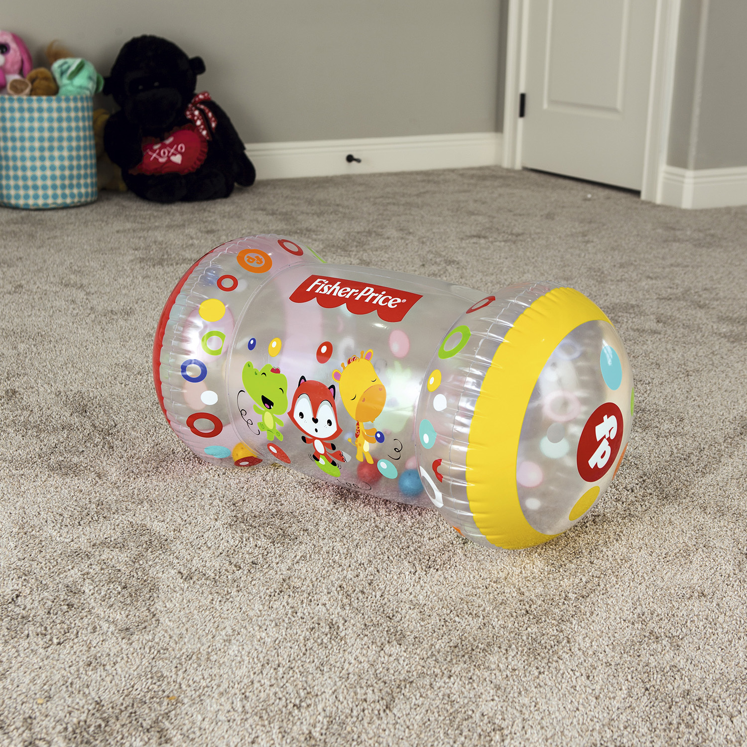 Надувной валик Bestway Fisher Price 64х33х33 см - фото 3