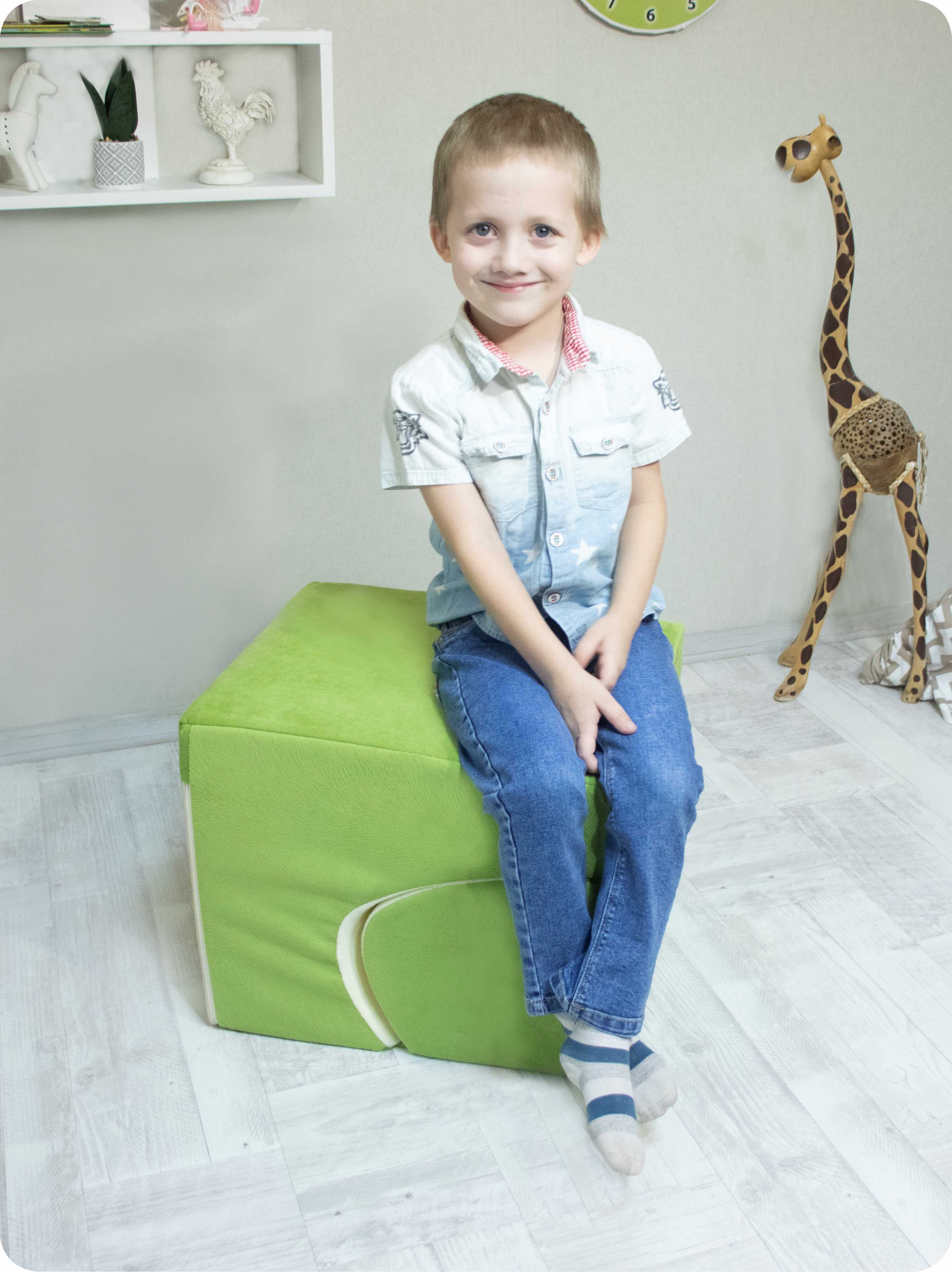 Пуфик Кипрей зеленый - фото 5