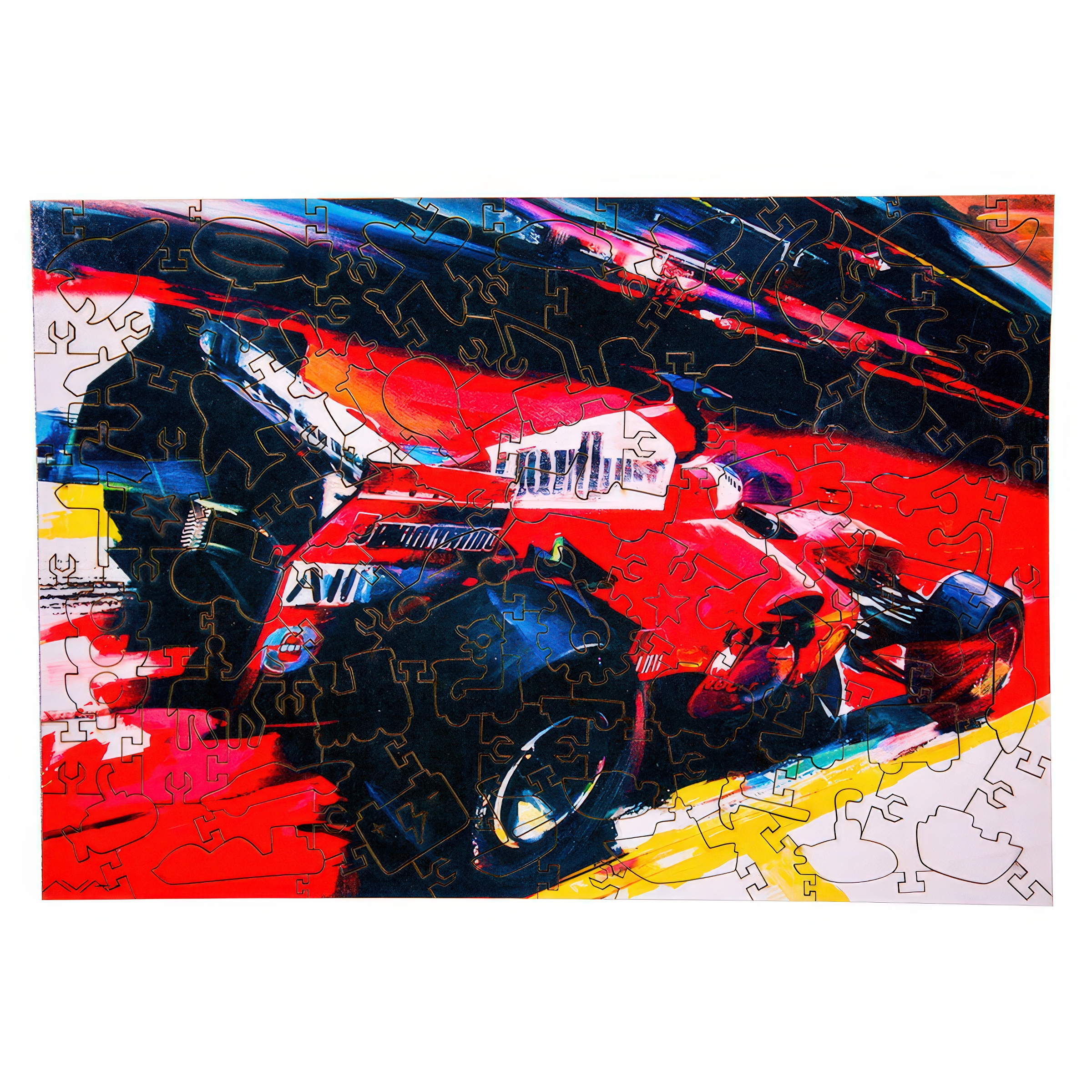 Пазл 1TOY Автомобиль гоночный деревянный - фото 11