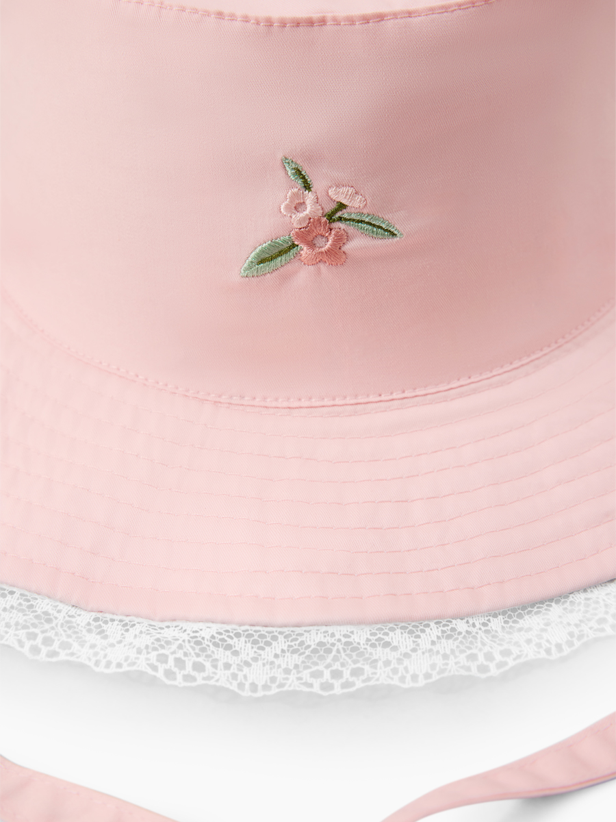 Панама Happy Baby 88381-0_white-pink - фото 4