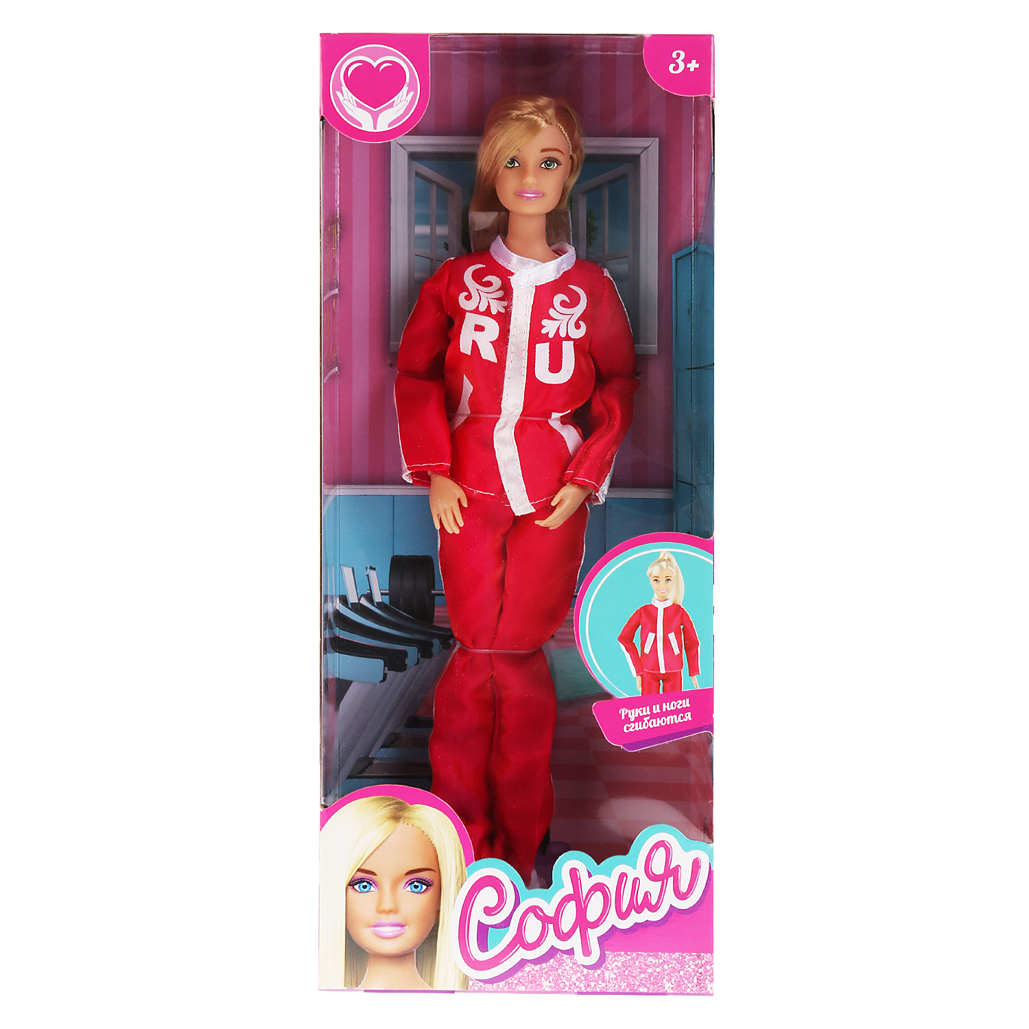 Кукла модельная Карапуз София Спорт высота 29 см 284080 - фото 1