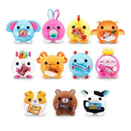 Игрушка мягкая Zuru 5 Surprise Snackles Медведь 77511E-W2