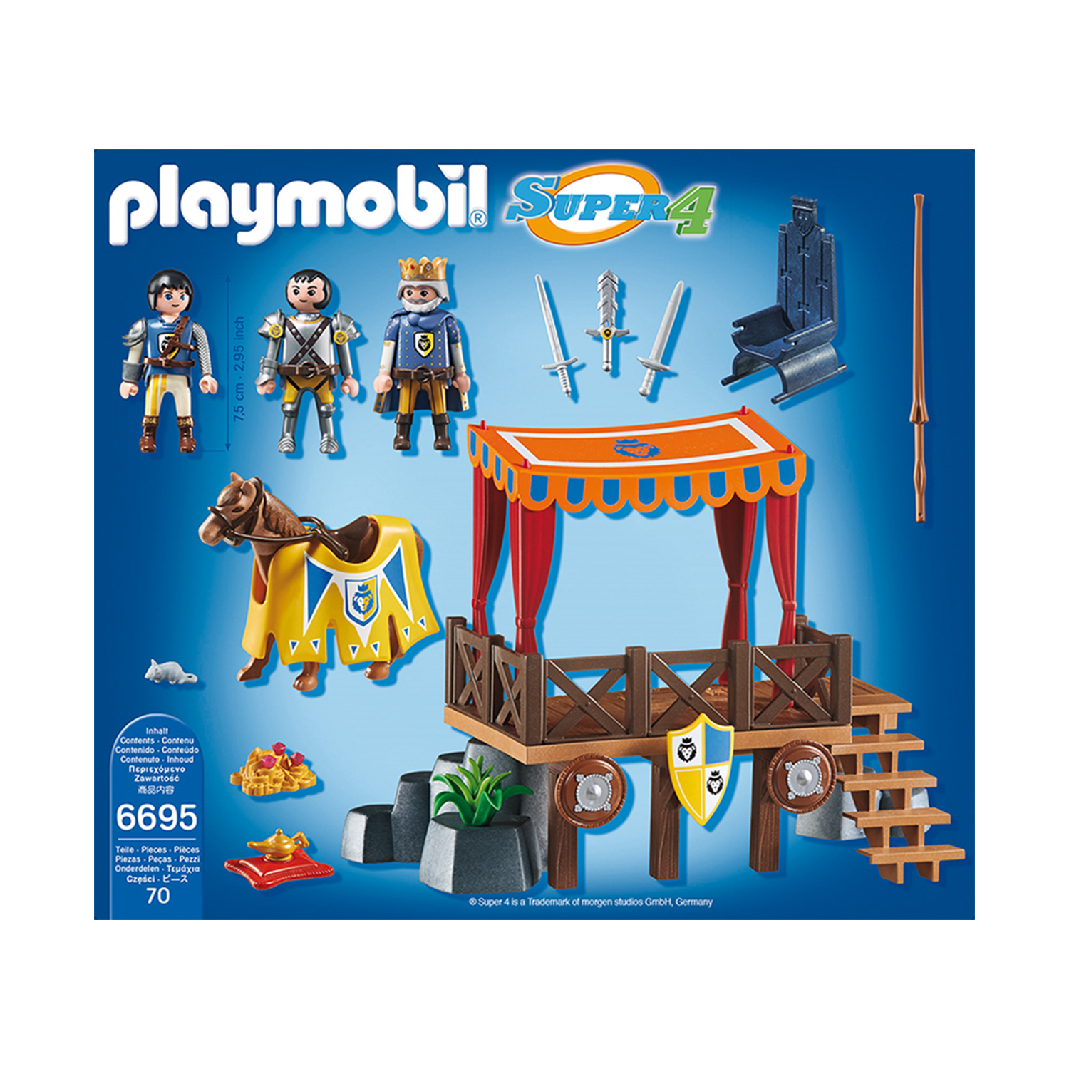 Конструктор Playmobil Супер4 Королевская трибуна - фото 3