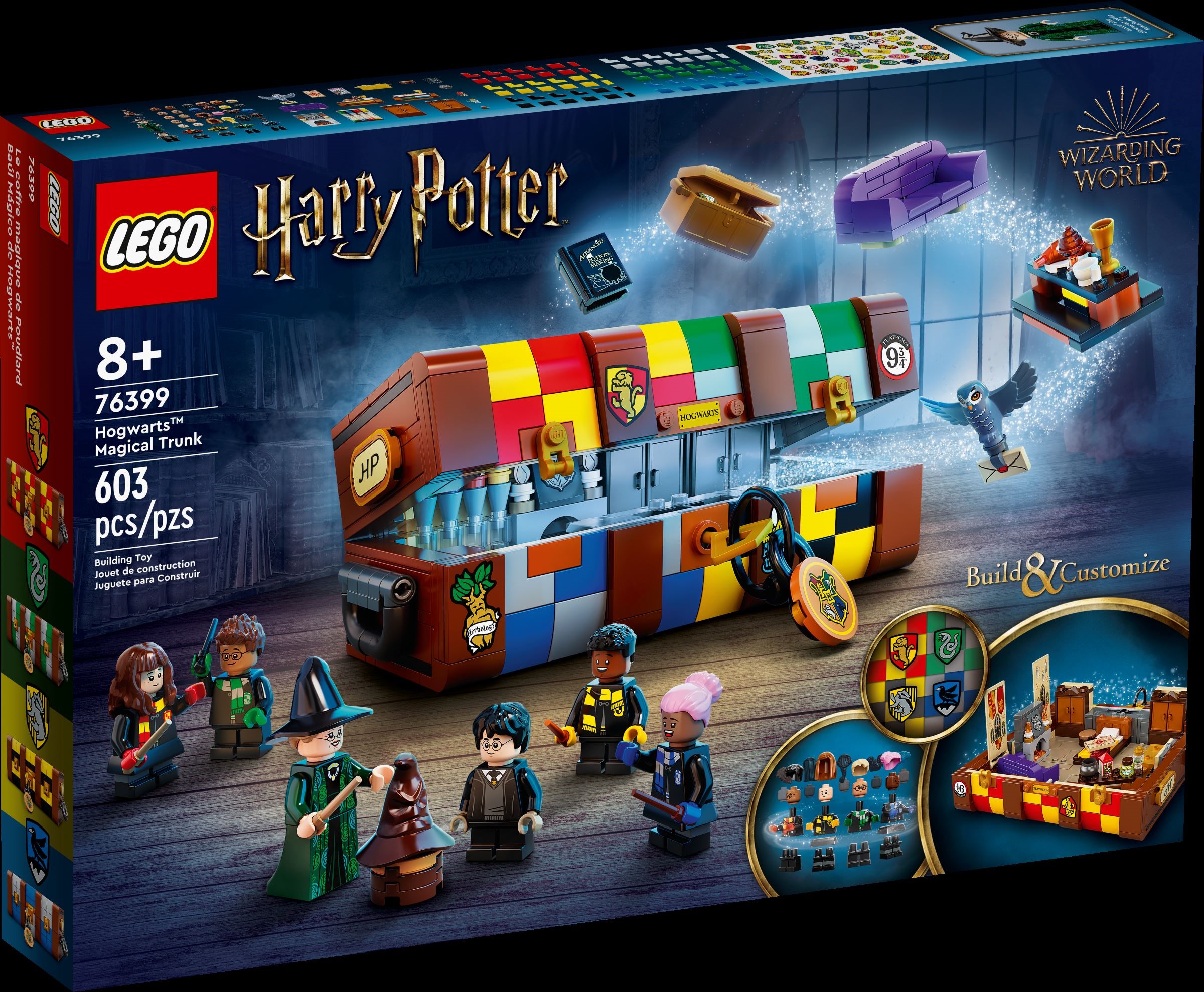 Изображение товара Конструктор LEGO Harry Potter Волшебный чемодан Хогвартса (LEGO 76399) Изображение товара Конструктор LEGO Harry Potter Волшебный чемодан Хогвартса (LEGO 76399)
