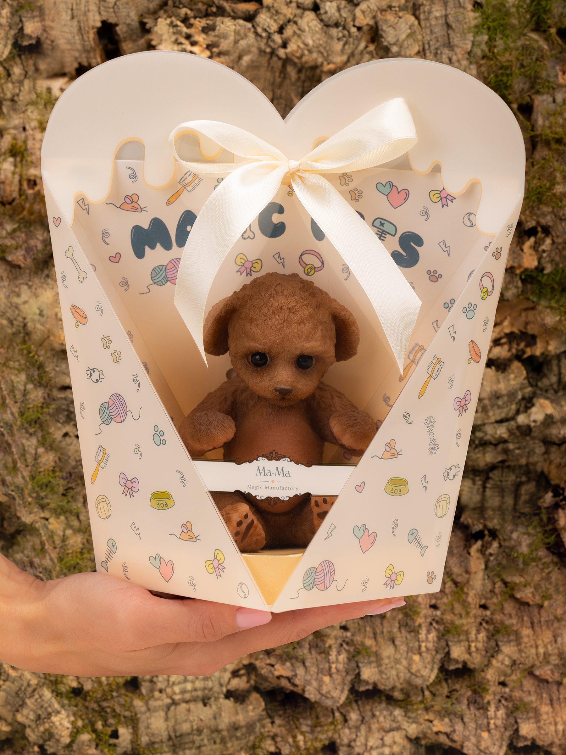 Кукла мини Magic Manufactory Magic Pets Пудель высота 18 см 4631175965908 - фото 10