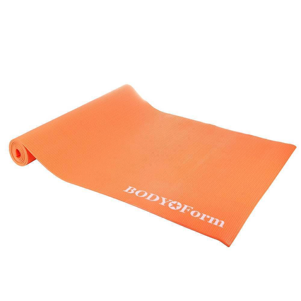 Коврик гимнастический Body Form BF-YM01 173*61*0.3 см оранжевый - фото 1