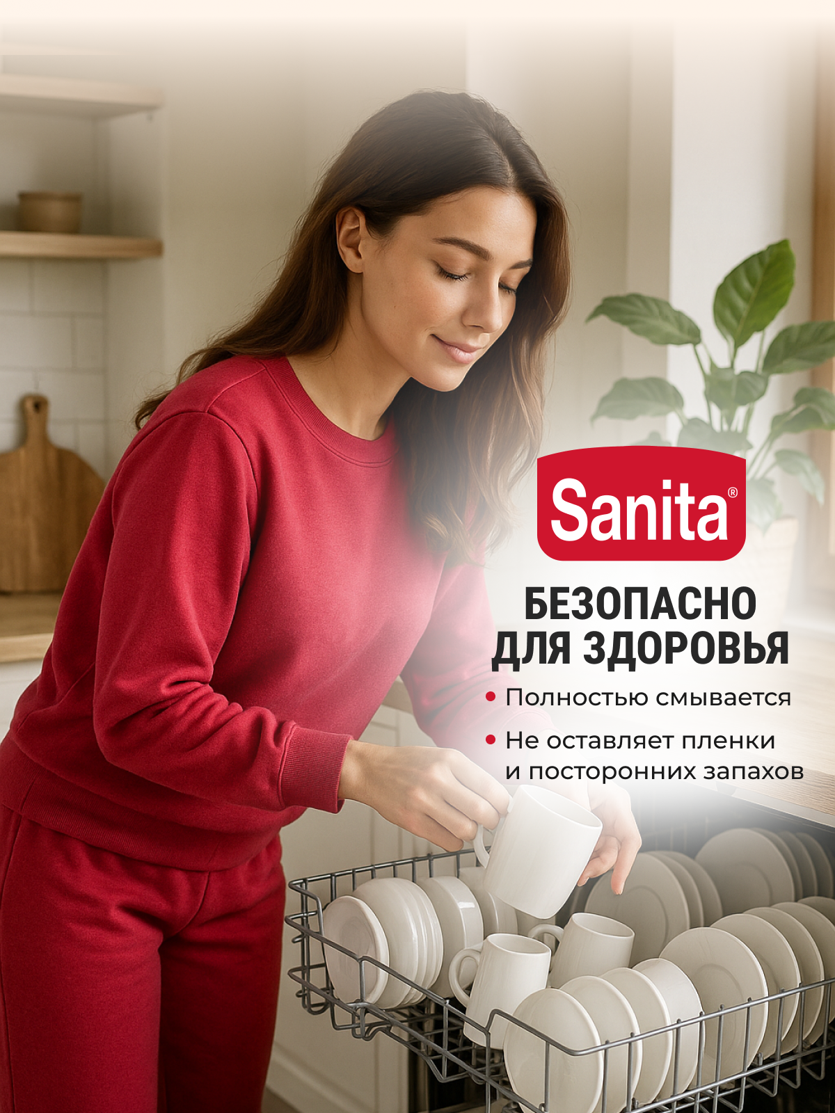 Средство для мытья посуды Sanita для посудомоечных машин 5000 мл 1 шт. - фото 4