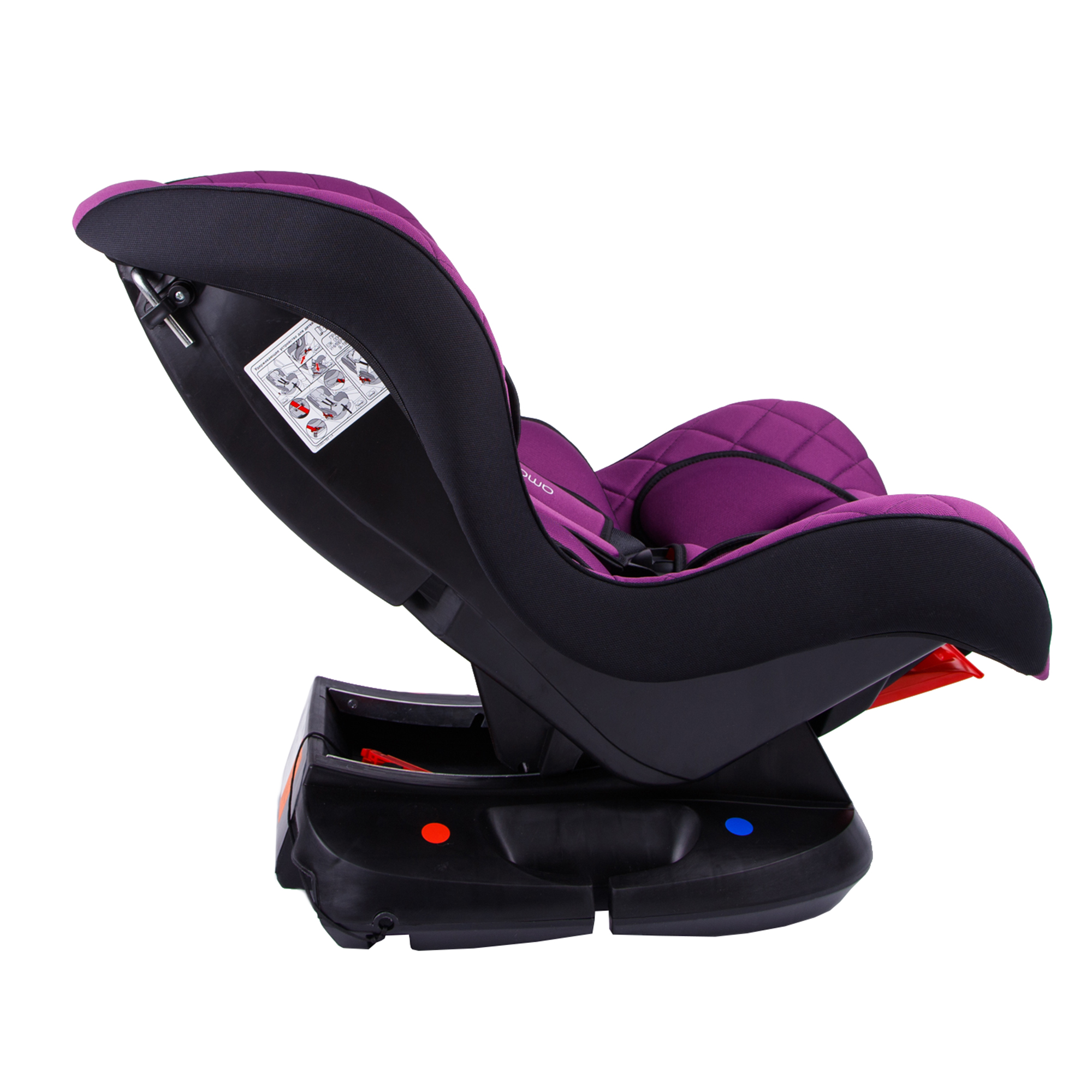 Автокресло Amarobaby Safety 0+/1 (0-18 кг) фиолетовый - фото 12