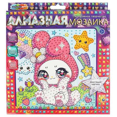 Алмазная мозаика Multiart Кавайный зайка