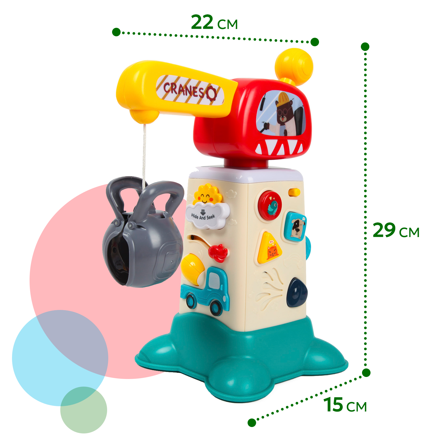 Игрушка BabyGo Подъемный кран - фото 4