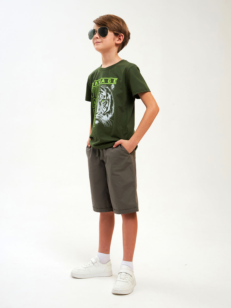 Шорты ME WE JB125-W303-174_Хаки - фото 6