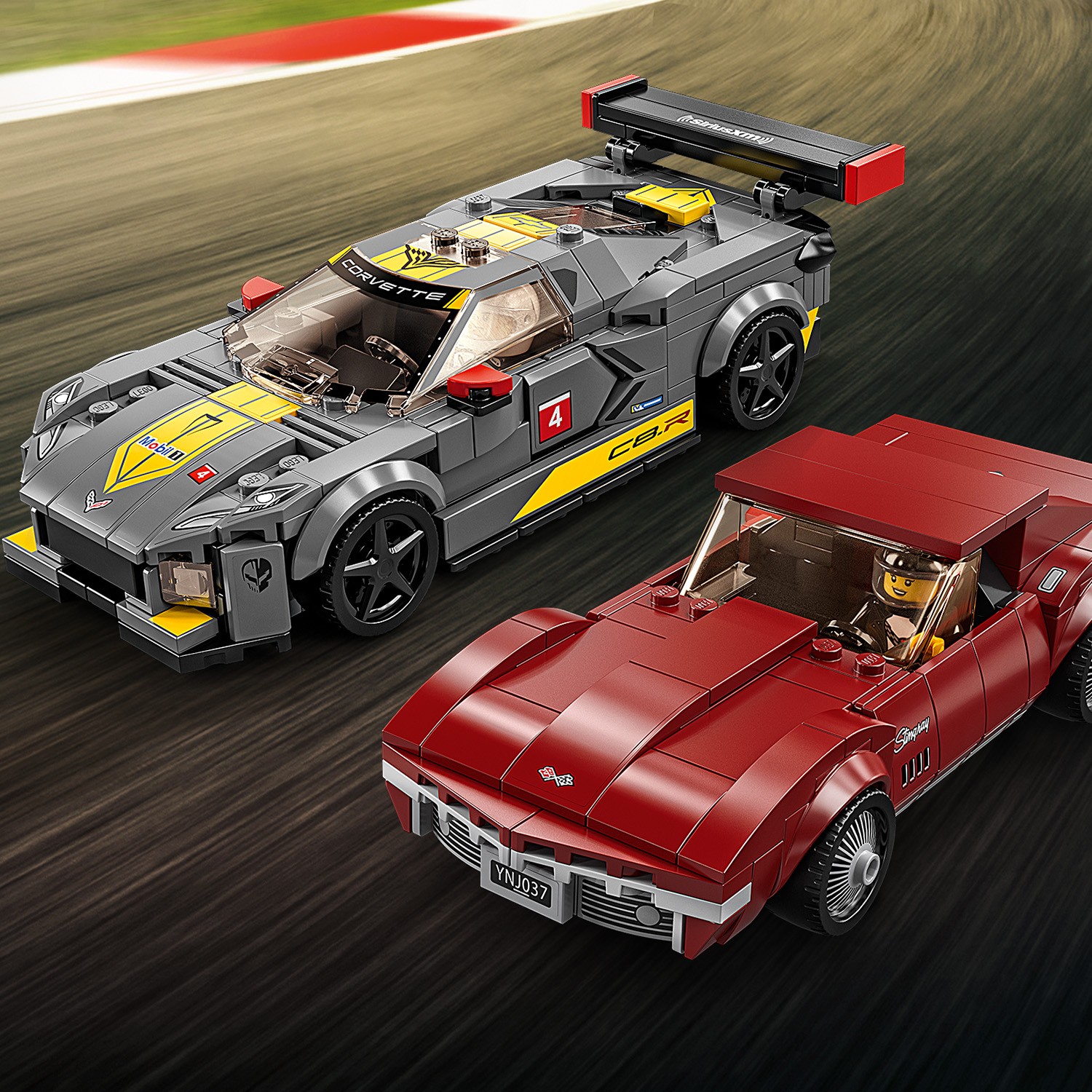 Конструктор LEGO Speed Champions Chevrolet Corvette блочный - фото 6