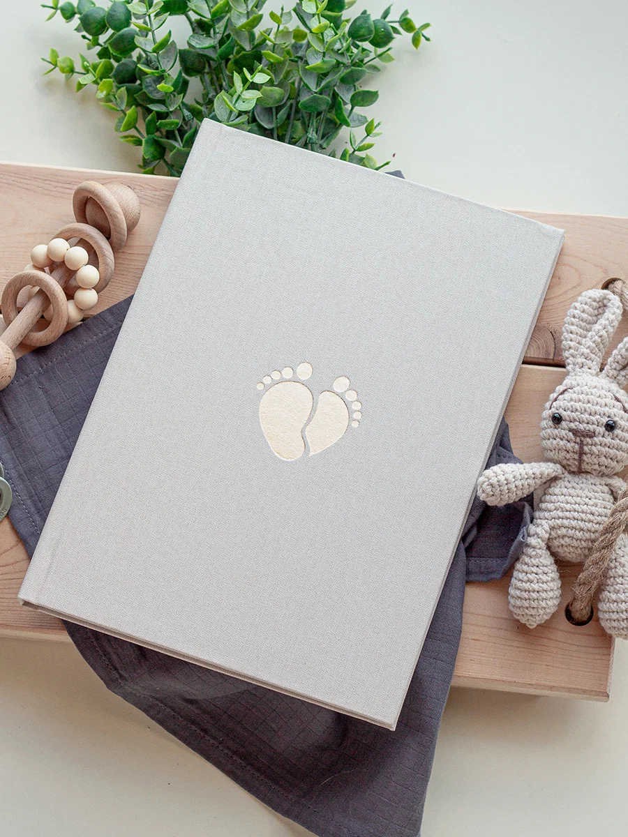 Первый альбом ребёнка Moms Recordbook Экрю - фото 1