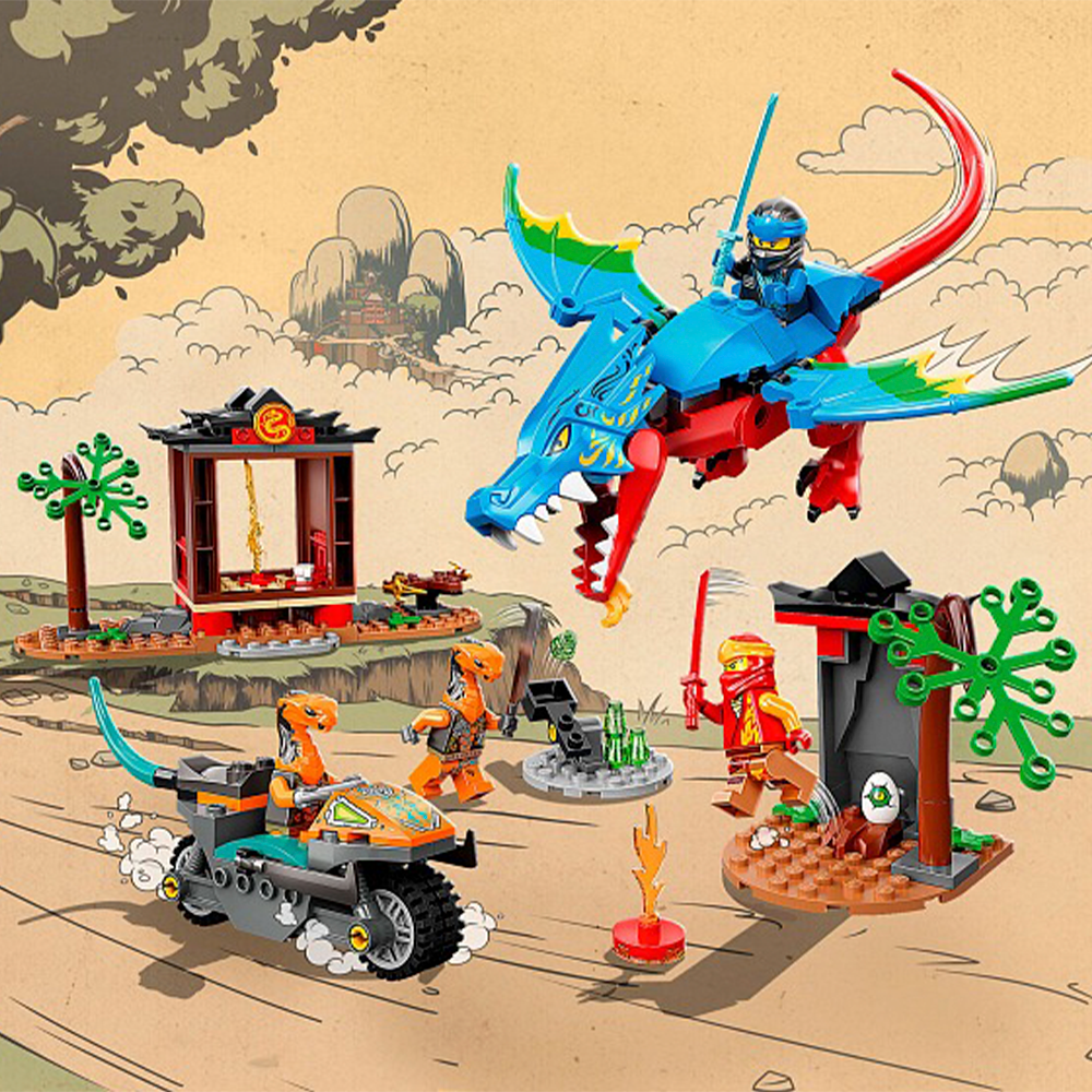 Конструктор LEGO NINJAGO Ниндзя Храм Дракона блочный - фото 12