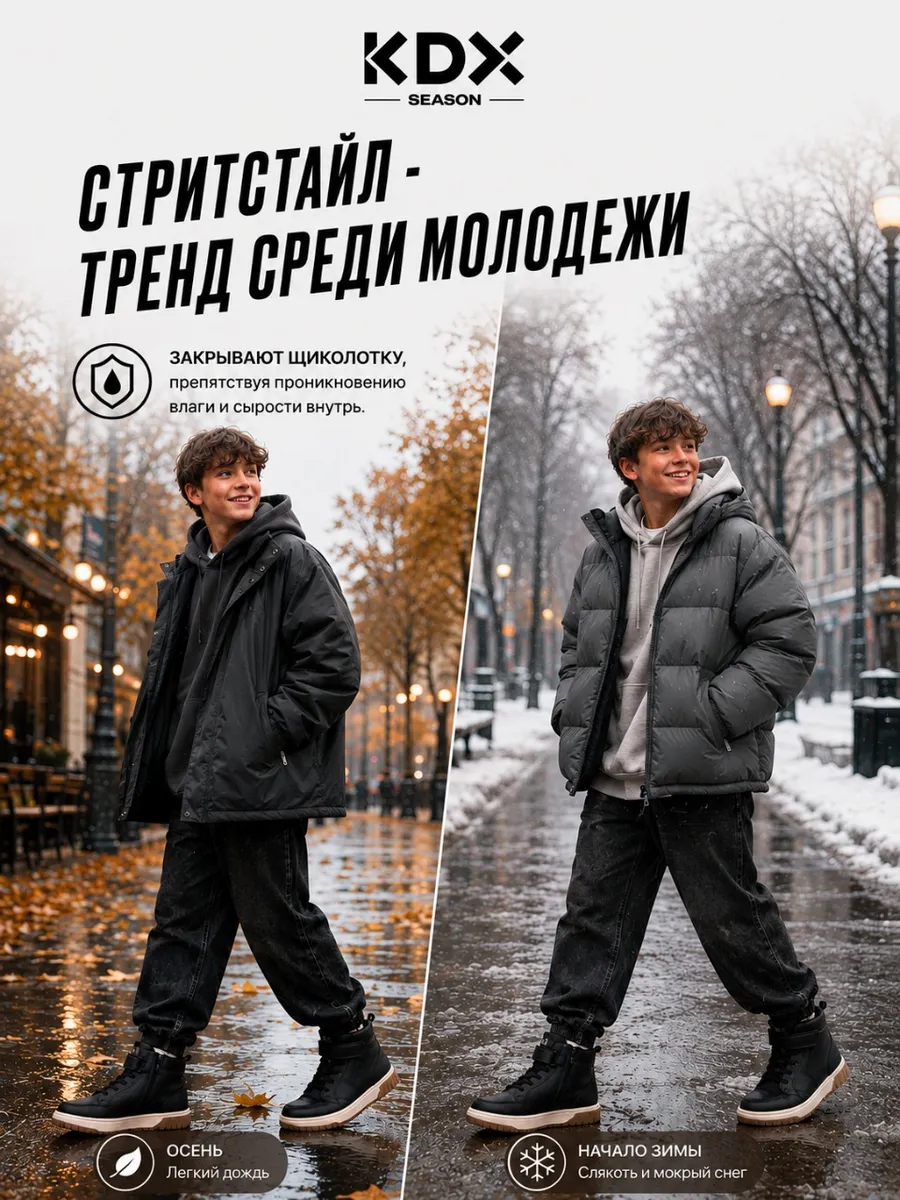 Ботинки KDX BRT-05 black - фото 9