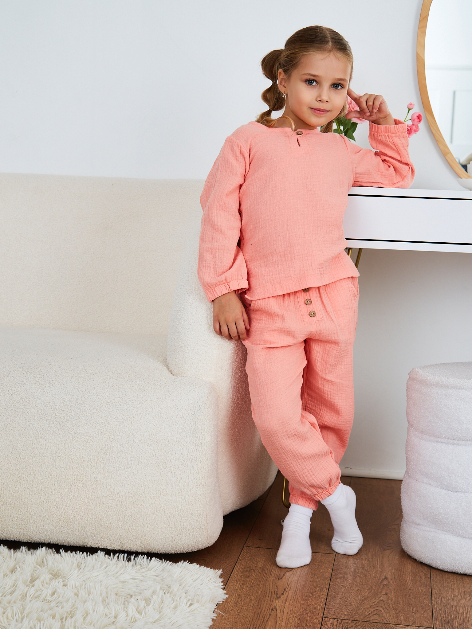 Костюм MOUN Костюм_муслин_персик - фото 15